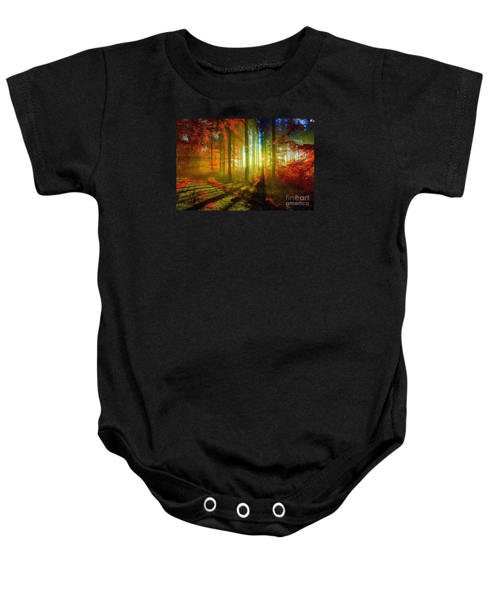 Baby Onesie - Abstract Landscape 0745