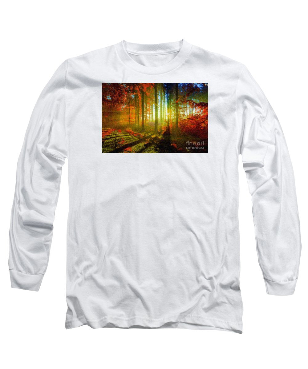 Long Sleeve T-Shirt - Abstract Landscape 0745