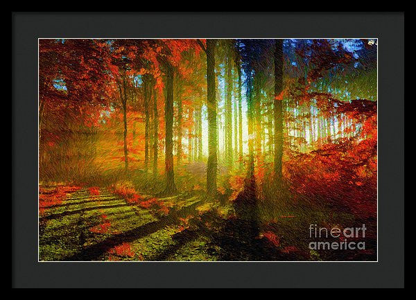 Framed Print - Abstract Landscape 0745