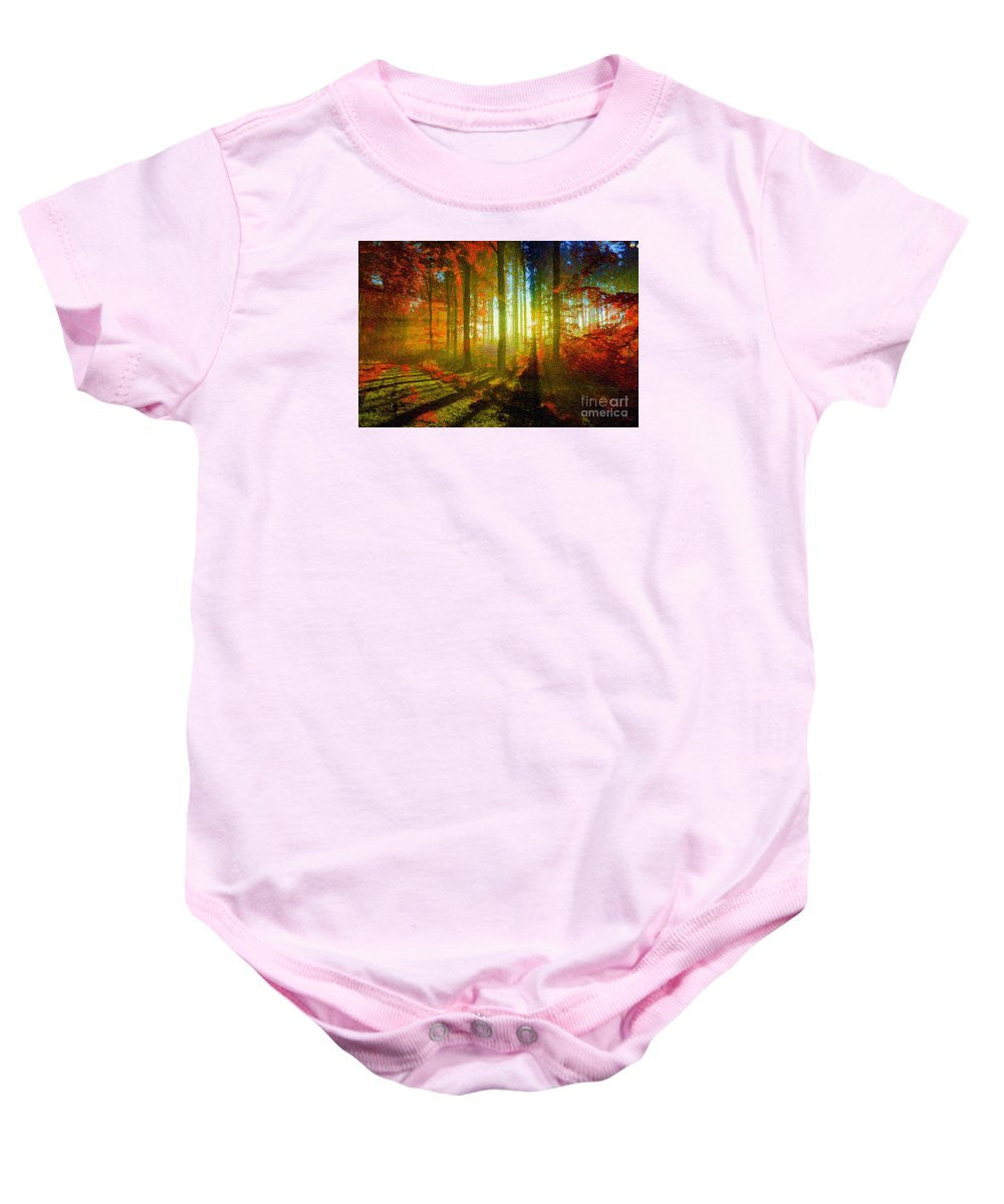 Baby Onesie - Abstract Landscape 0745