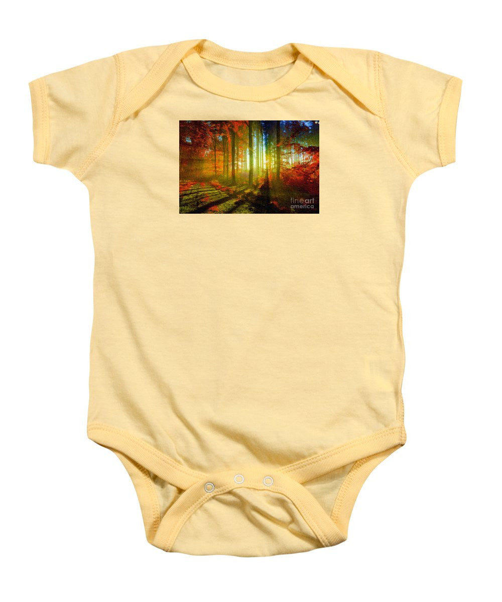 Baby Onesie - Abstract Landscape 0745