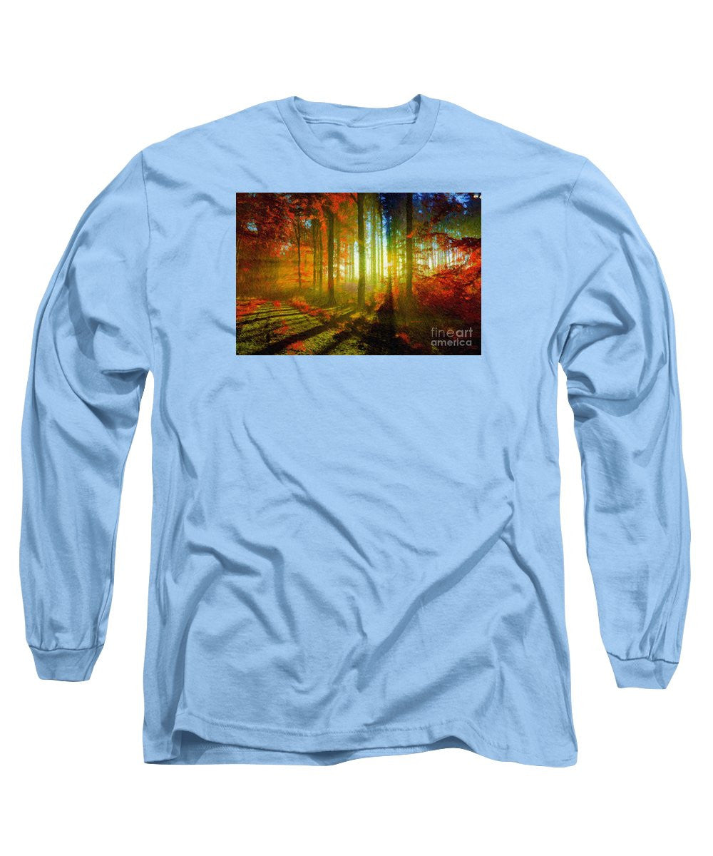 Long Sleeve T-Shirt - Abstract Landscape 0745