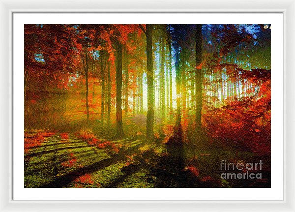 Framed Print - Abstract Landscape 0745