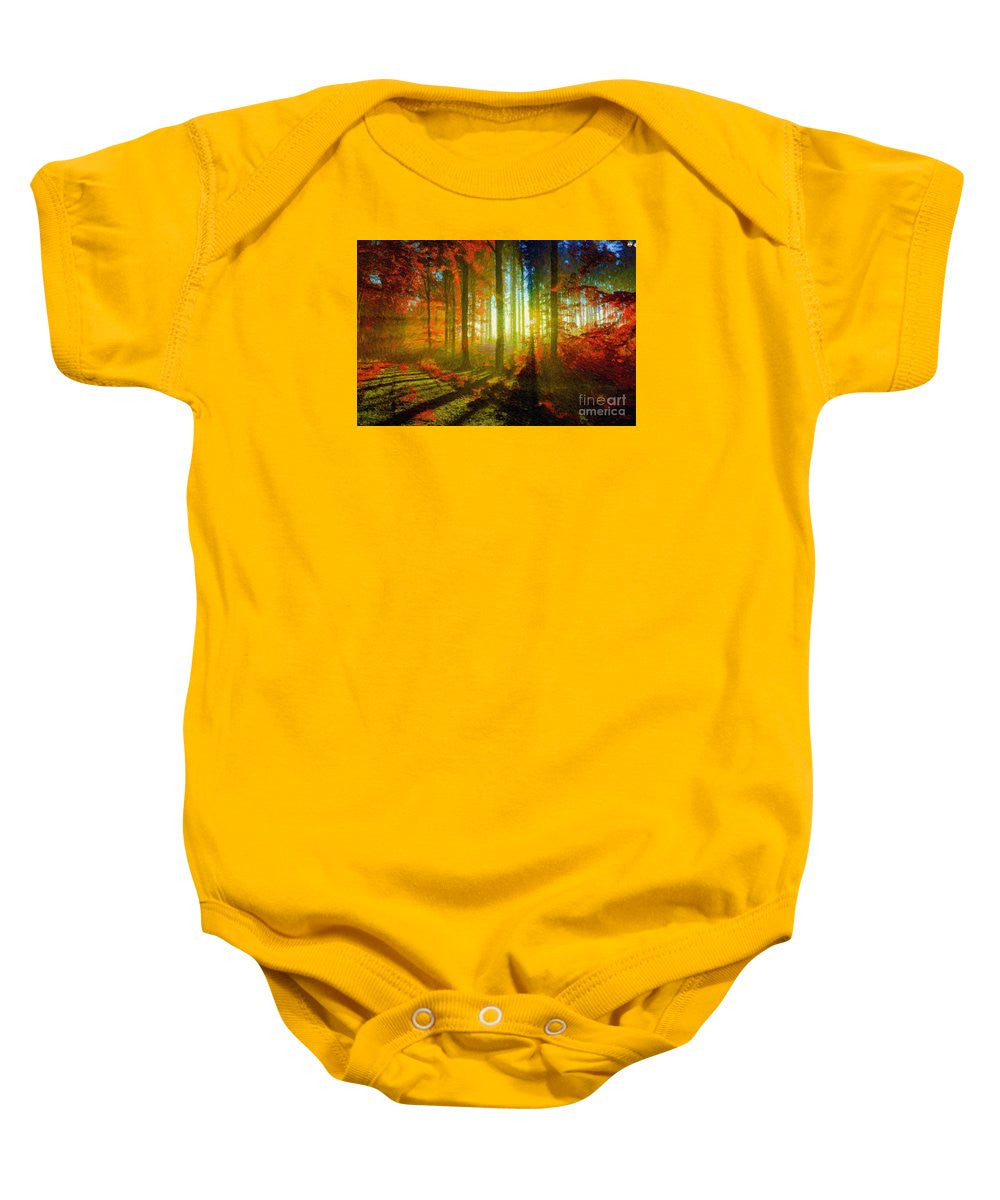 Baby Onesie - Abstract Landscape 0745