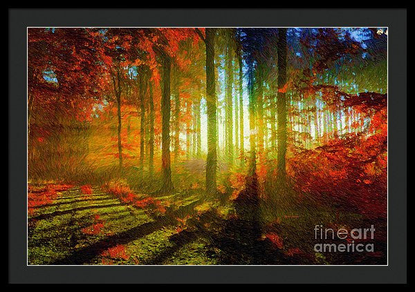 Framed Print - Abstract Landscape 0745