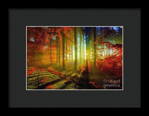 Framed Print - Abstract Landscape 0745