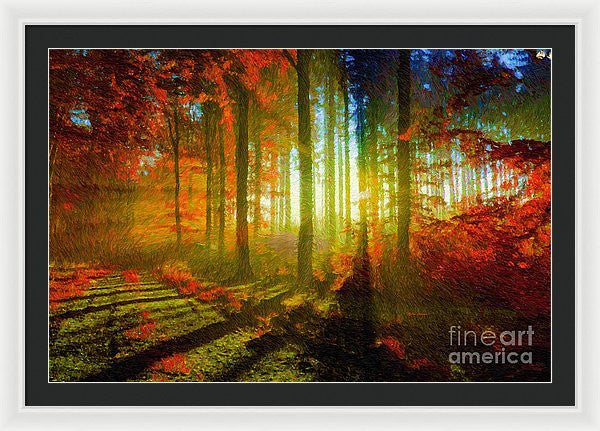 Framed Print - Abstract Landscape 0745