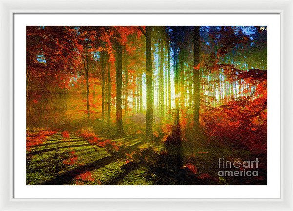 Framed Print - Abstract Landscape 0745