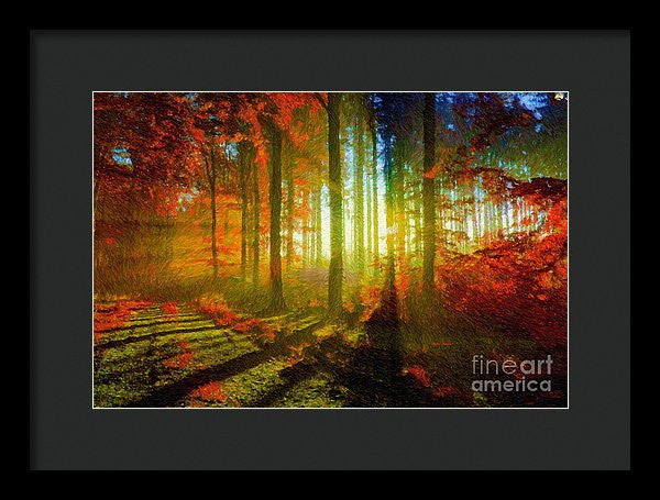 Framed Print - Abstract Landscape 0745