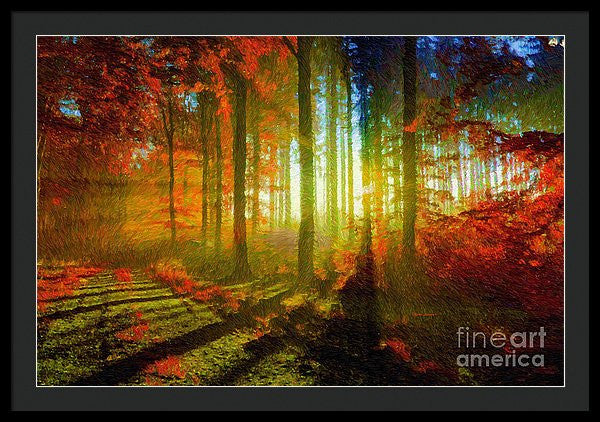 Framed Print - Abstract Landscape 0745