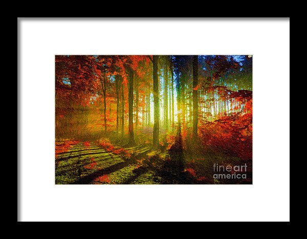 Framed Print - Abstract Landscape 0745