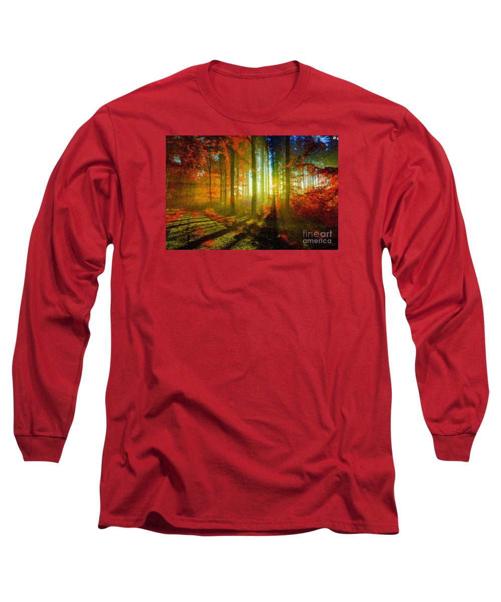 Long Sleeve T-Shirt - Abstract Landscape 0745