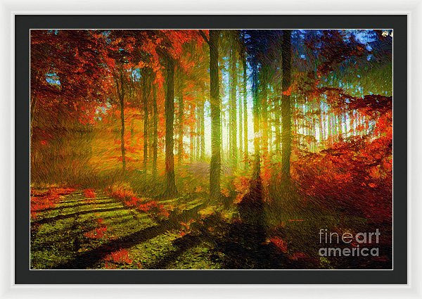 Framed Print - Abstract Landscape 0745