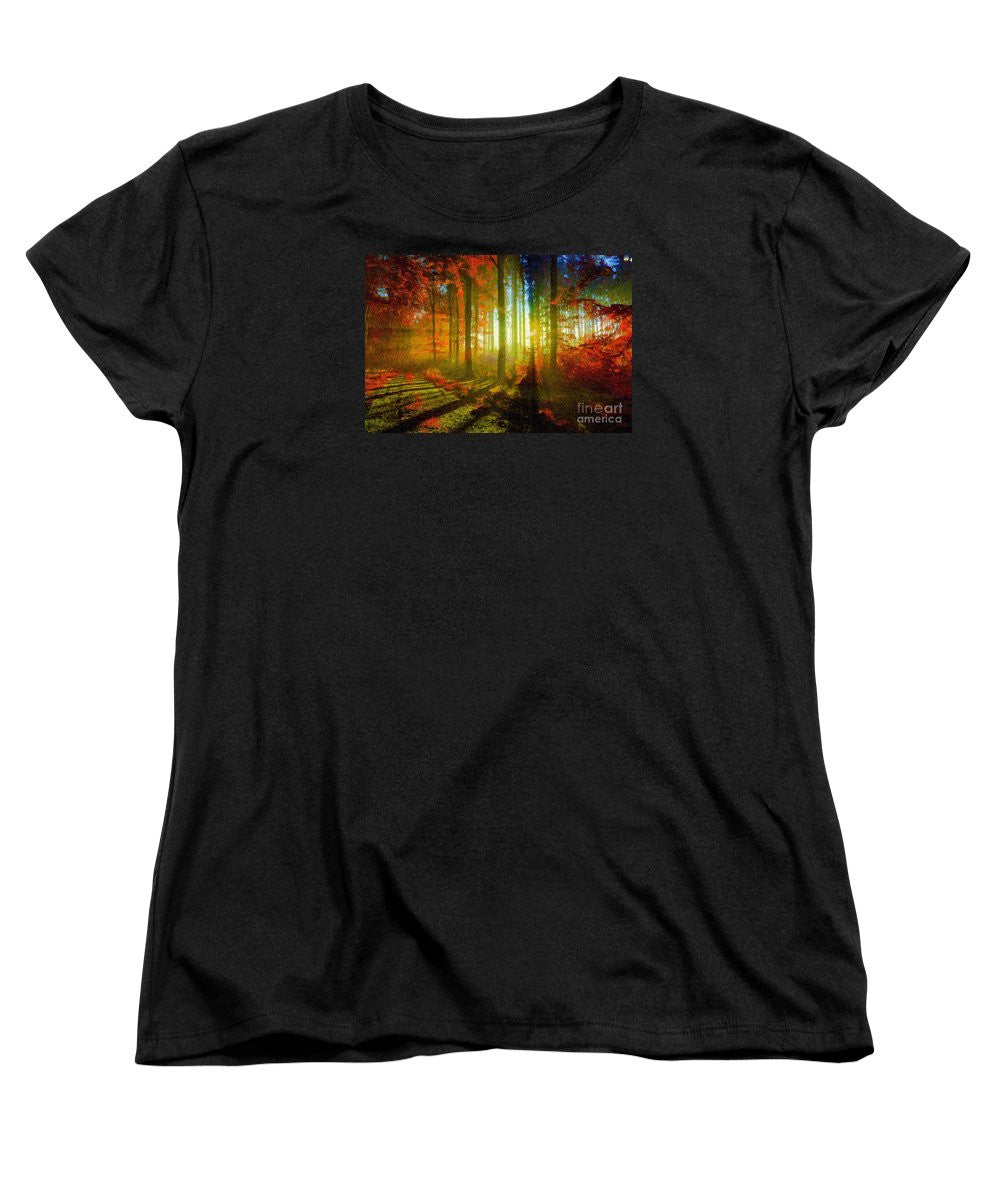 Women's T-Shirt (Standard Cut) - Abstract Landscape 0745