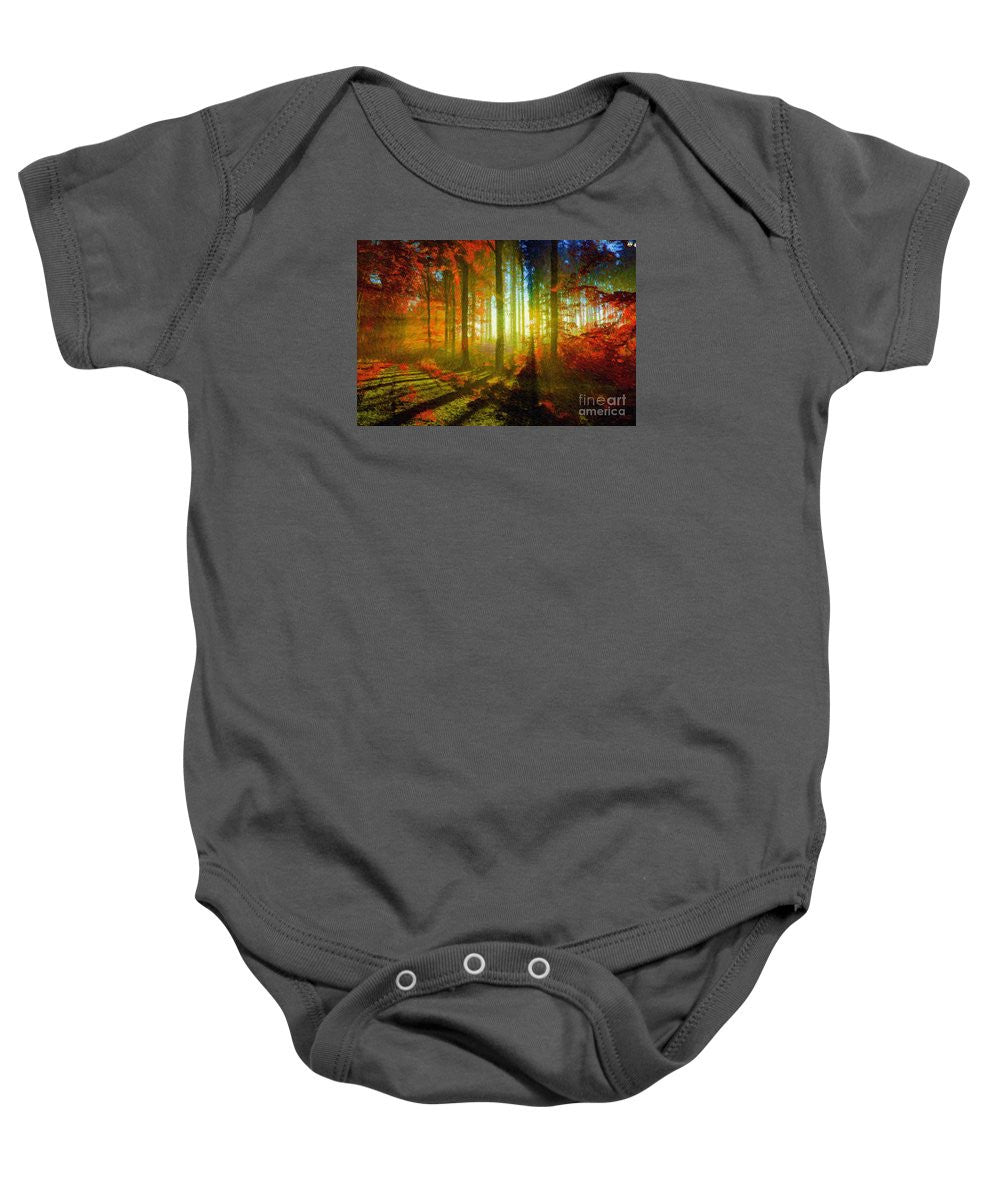 Baby Onesie - Abstract Landscape 0745