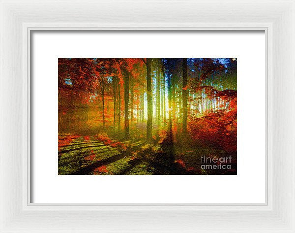 Framed Print - Abstract Landscape 0745