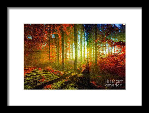 Framed Print - Abstract Landscape 0745