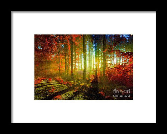 Framed Print - Abstract Landscape 0745