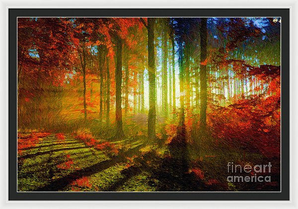 Framed Print - Abstract Landscape 0745