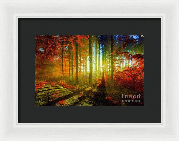 Framed Print - Abstract Landscape 0745