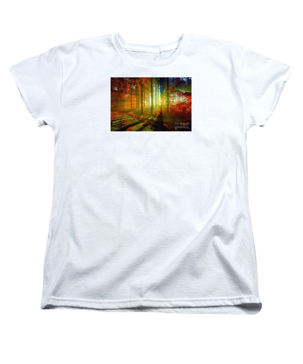 Women's T-Shirt (Standard Cut) - Abstract Landscape 0745