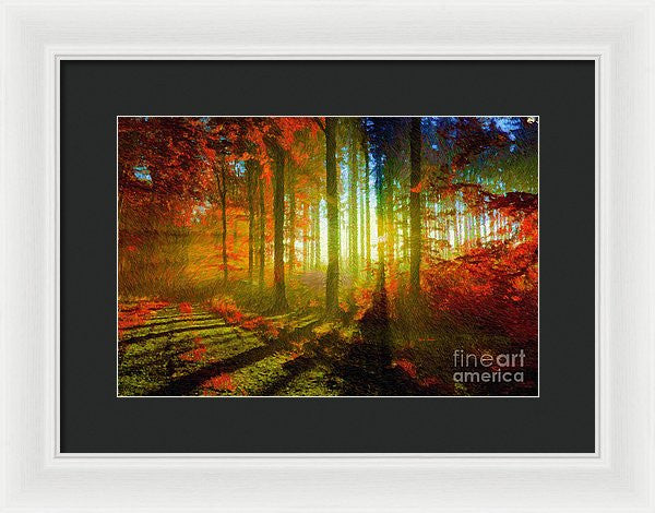 Framed Print - Abstract Landscape 0745