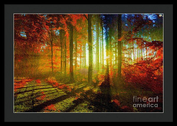 Framed Print - Abstract Landscape 0745