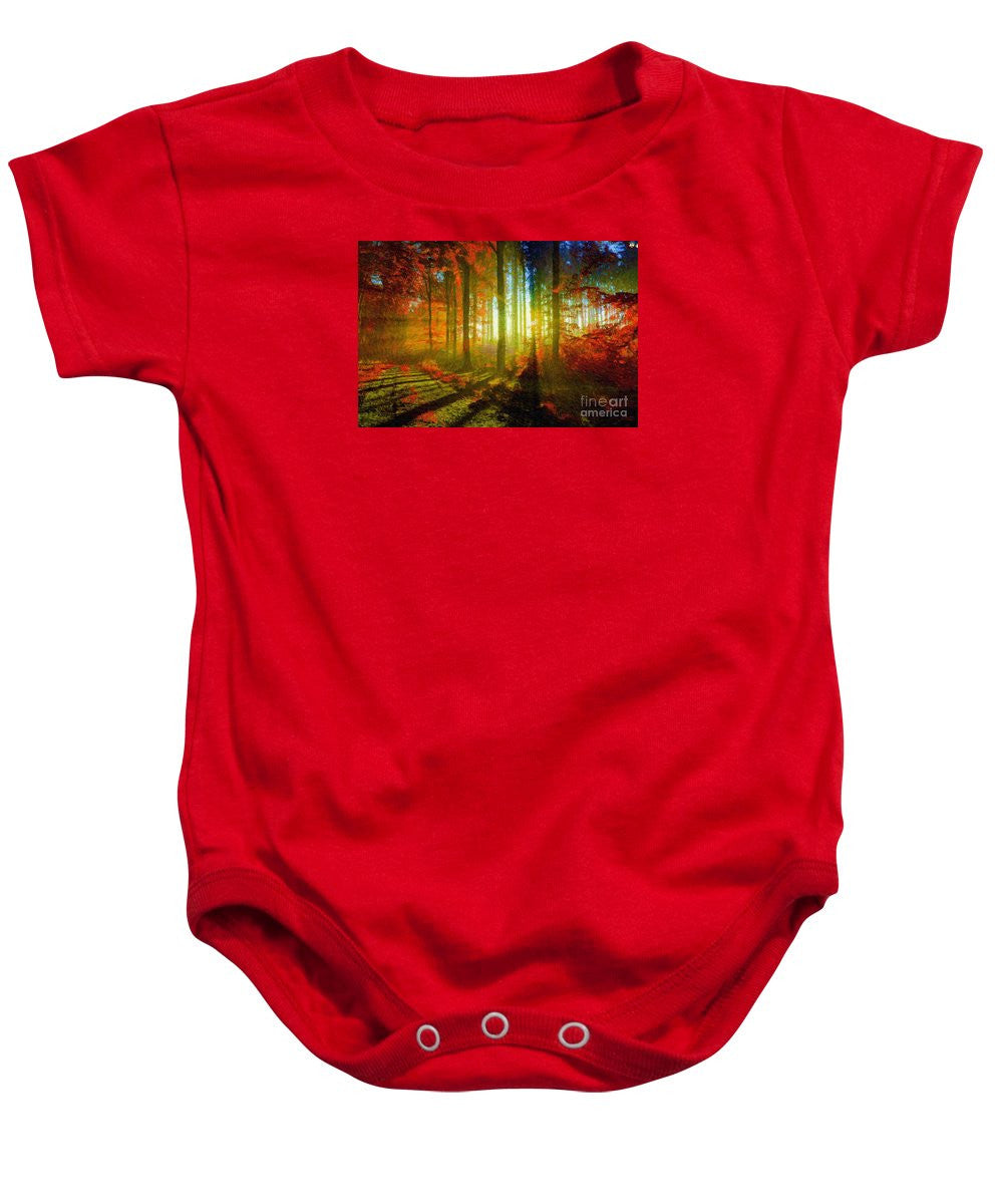 Baby Onesie - Abstract Landscape 0745