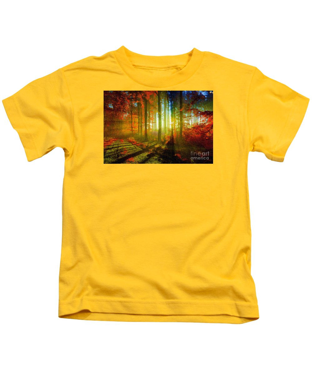 Kids T-Shirt - Abstract Landscape 0745