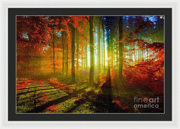 Framed Print - Abstract Landscape 0745