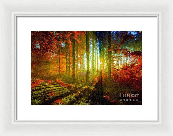 Framed Print - Abstract Landscape 0745