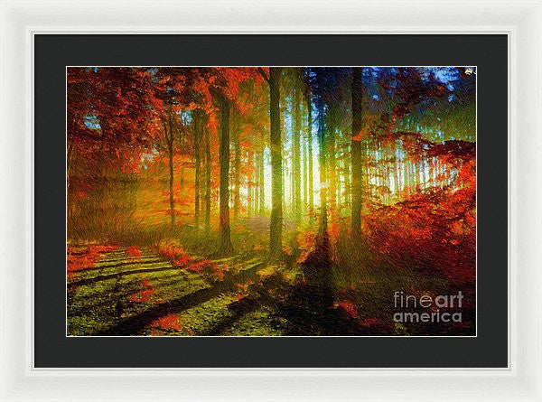 Framed Print - Abstract Landscape 0745