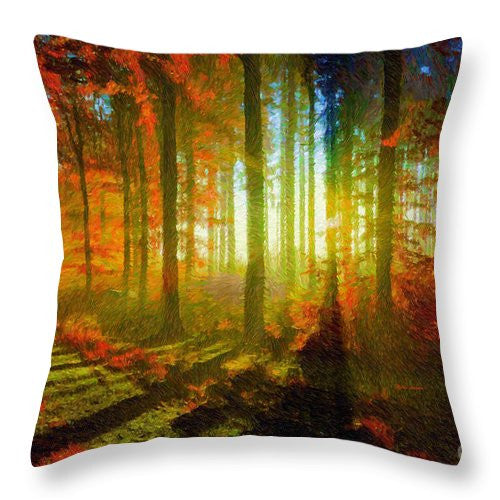 Throw Pillow - Abstract Landscape 0745