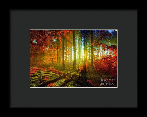 Framed Print - Abstract Landscape 0745