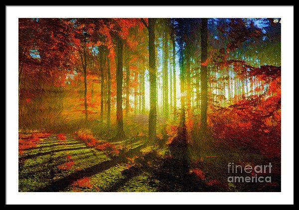 Framed Print - Abstract Landscape 0745