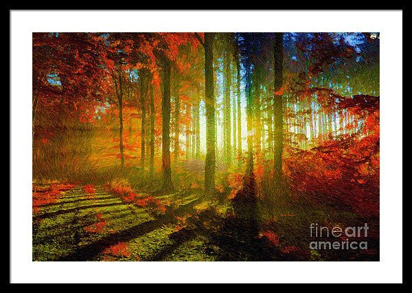 Framed Print - Abstract Landscape 0745