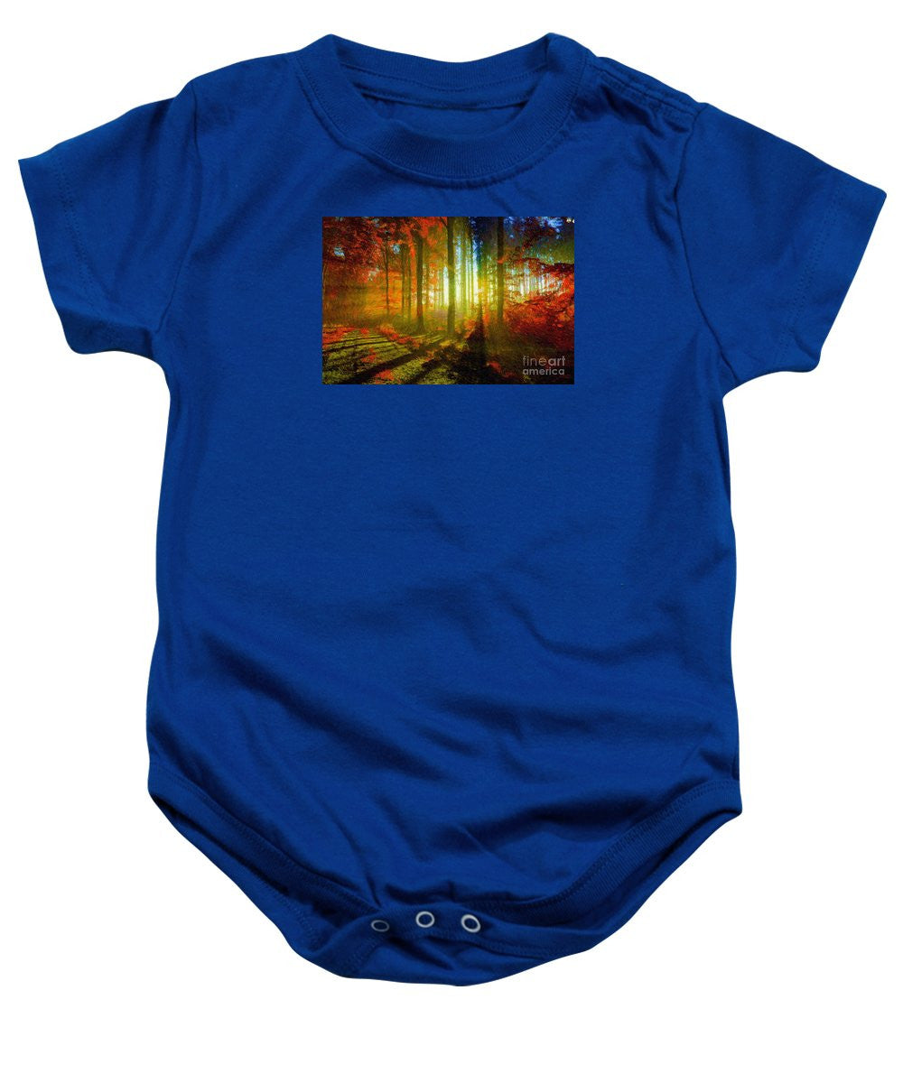 Baby Onesie - Abstract Landscape 0745