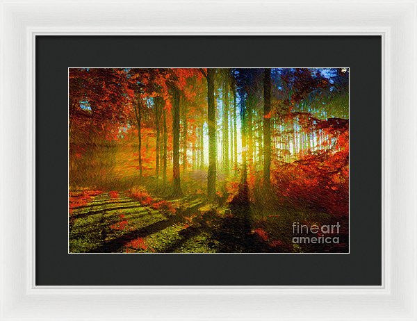 Framed Print - Abstract Landscape 0745