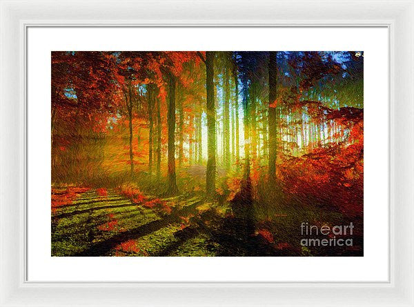 Framed Print - Abstract Landscape 0745