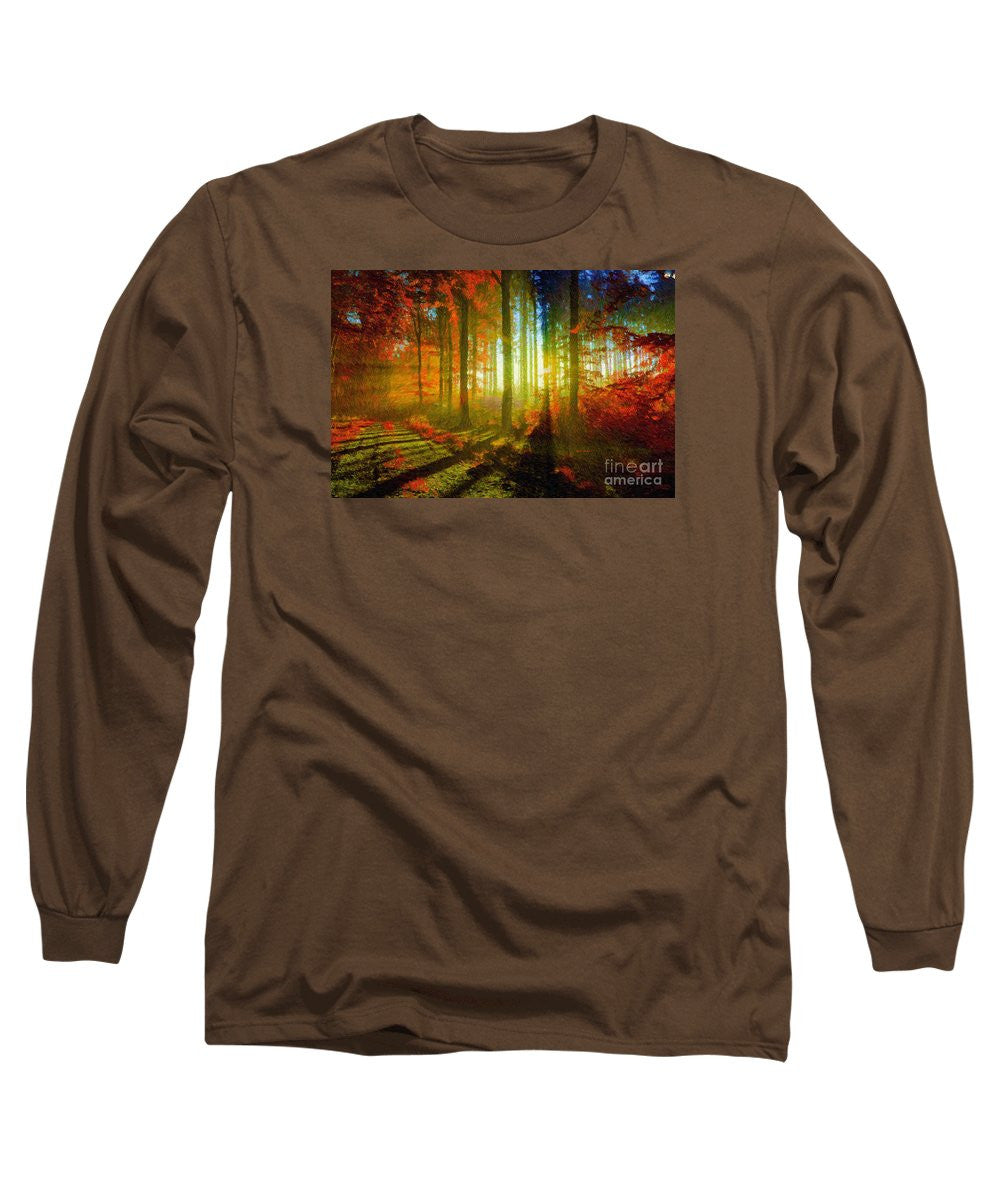 Long Sleeve T-Shirt - Abstract Landscape 0745