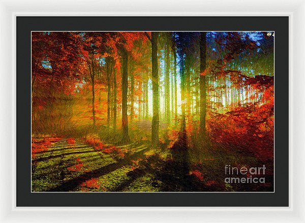 Framed Print - Abstract Landscape 0745