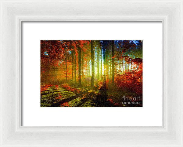 Framed Print - Abstract Landscape 0745