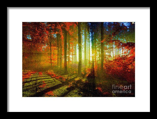 Framed Print - Abstract Landscape 0745