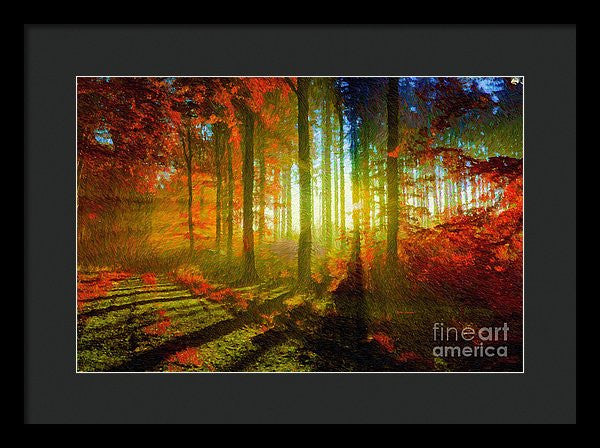 Framed Print - Abstract Landscape 0745