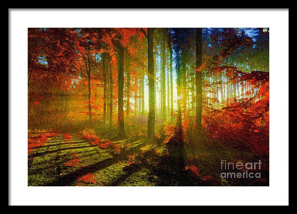 Framed Print - Abstract Landscape 0745