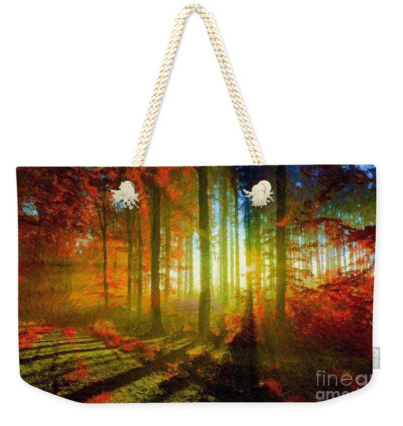 Weekender Tote Bag - Abstract Landscape 0745