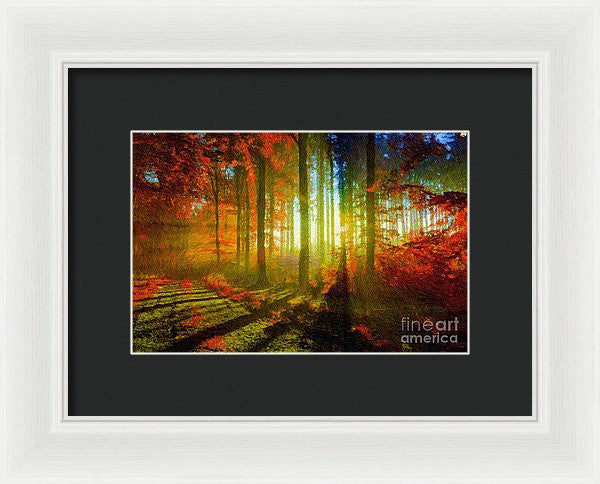 Framed Print - Abstract Landscape 0745