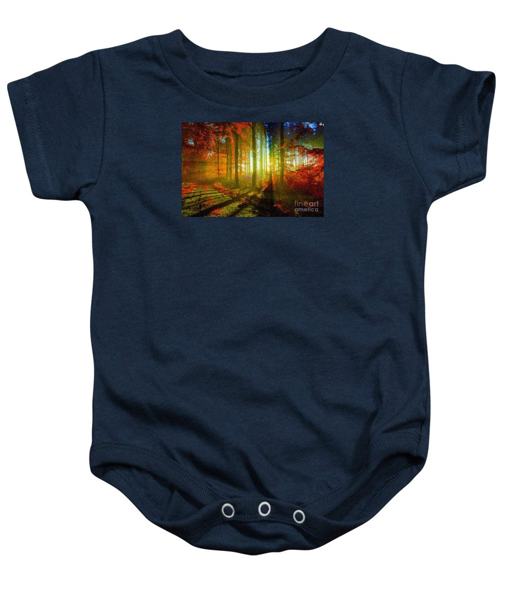 Baby Onesie - Abstract Landscape 0745