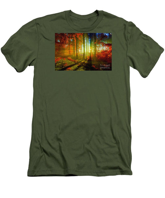 Men's T-Shirt (Slim Fit) - Abstract Landscape 0745