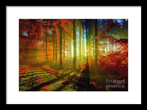 Framed Print - Abstract Landscape 0745